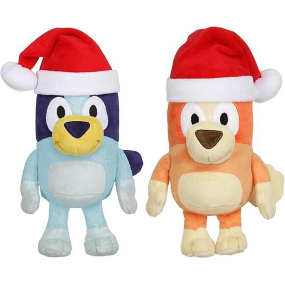7-8" Plush Soft Toy Bundle Includes Festive and Bingo Christmas Holidays Season - Picture 8 of 8